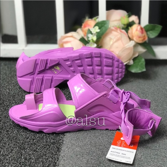 NWT Nike Air Huarache Gladiator Fuchsia Glow QS W - Picture 3 of 8